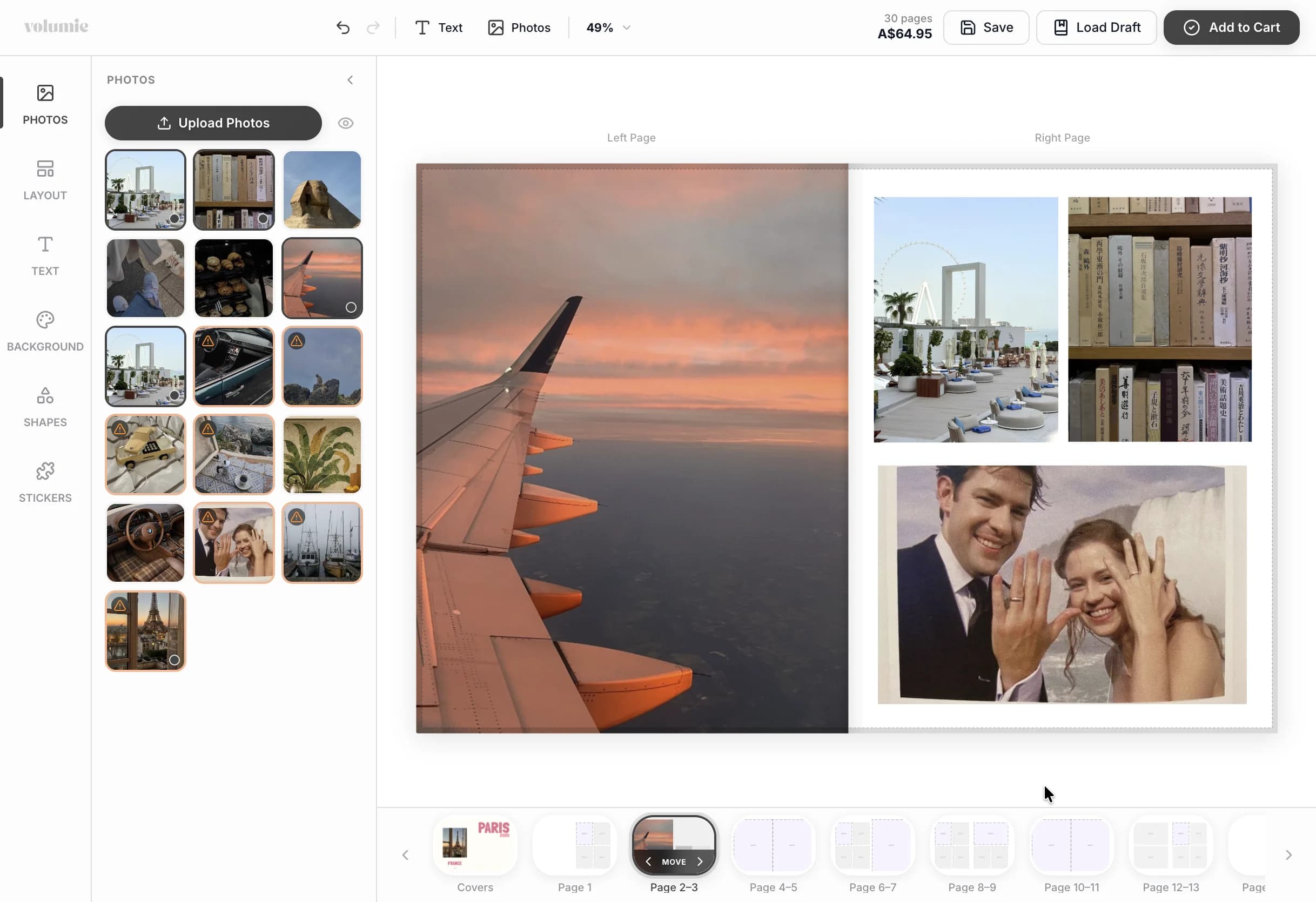 Customer Editor in Photopress